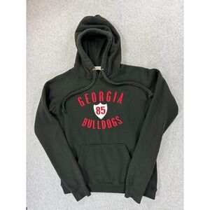 Georgia Bulldogs League Stitched Logo‎ Campus Hoodie Sweatshirt (Women's XL)